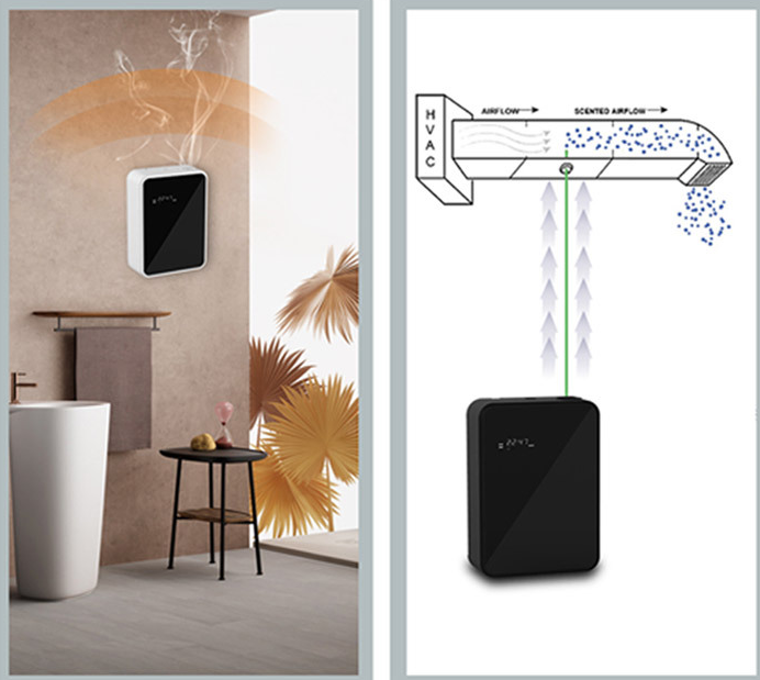 Home Fragrance Electric Diffuser - Diffusore di Aromi Elettrico WIFI, Deodorante