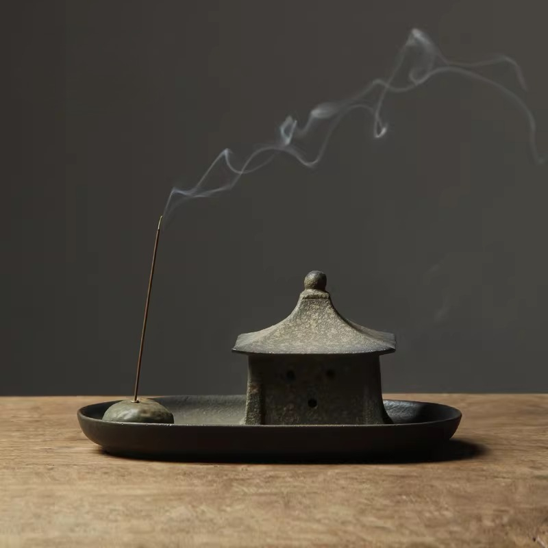 Home Fragrance Zen - Bruciatore di incenso giapponese Zen con
