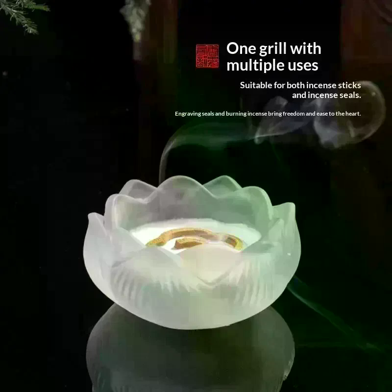 Home Fragrance Zen - Porta Incenso Creativo in Vetro Cristallo